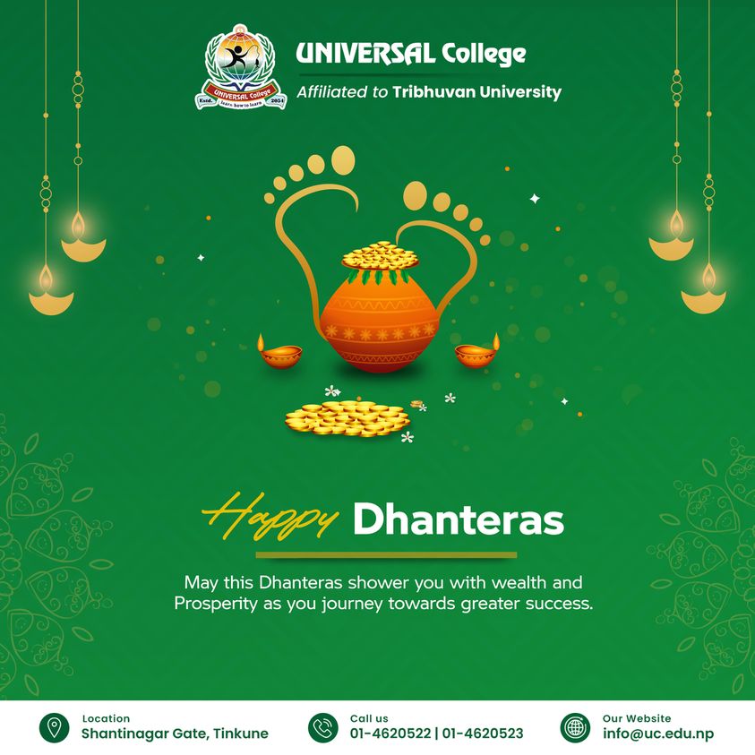 May this Dhanteras shower you with wealth and prosperity as you journey towards greater success.